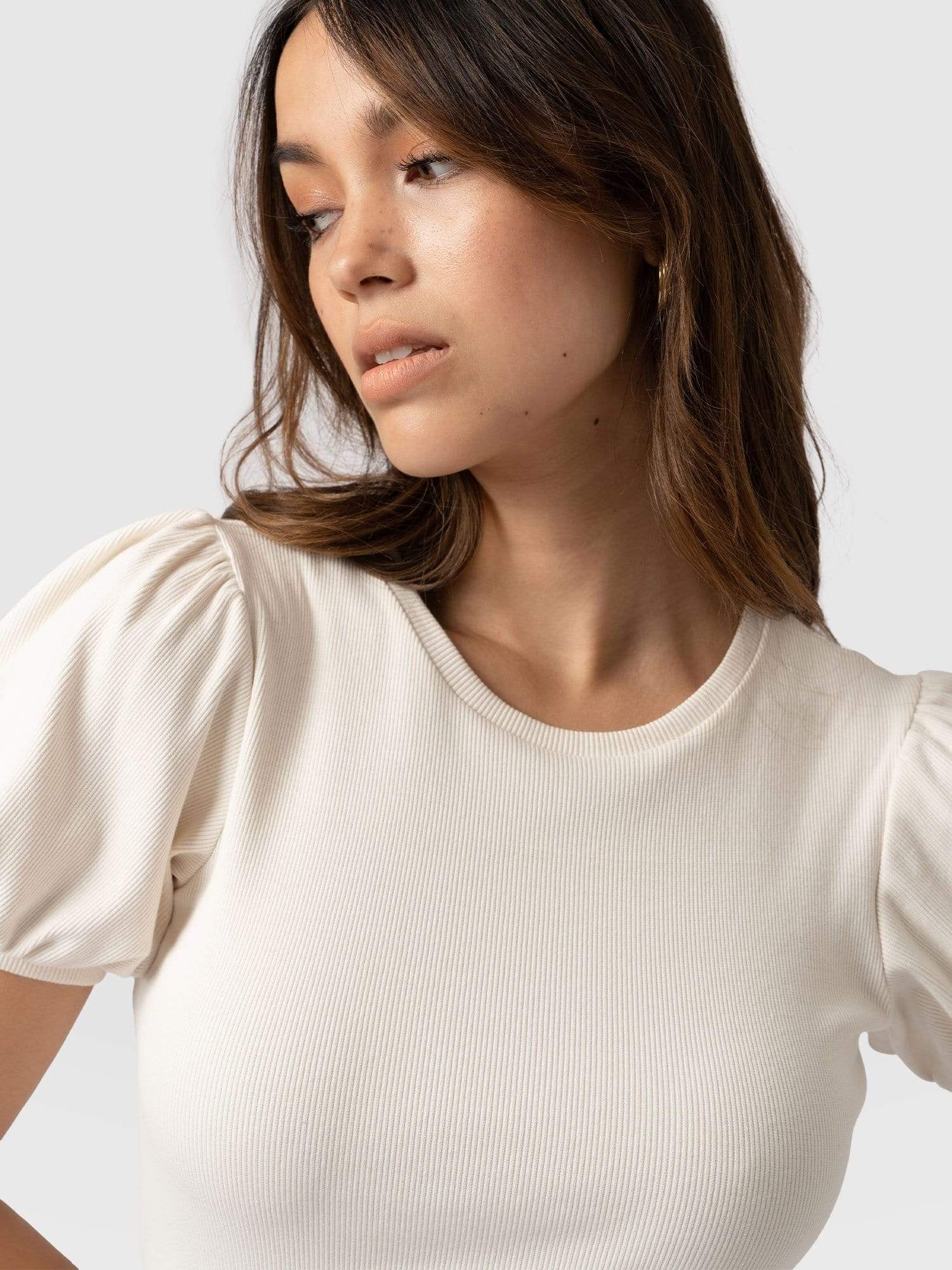Cavendish Tee - Cream - Image 4