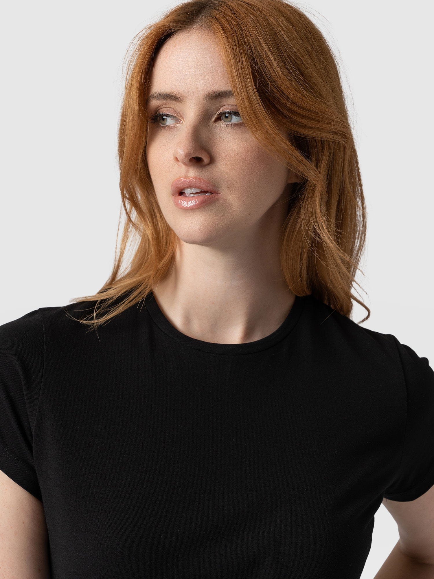 Easy Cotton Tee - Black - Image 3