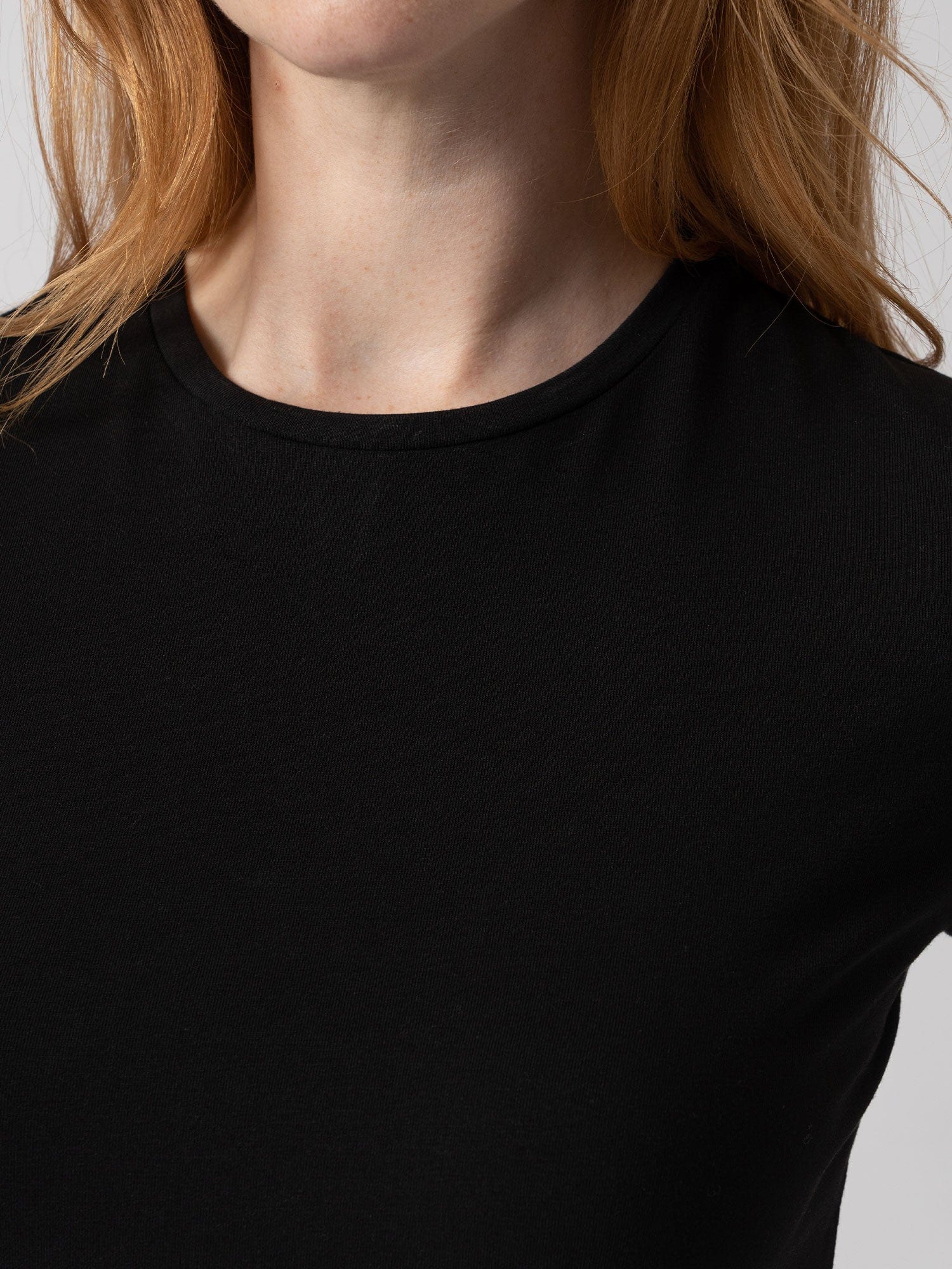Easy Cotton Tee - Black - Image 5