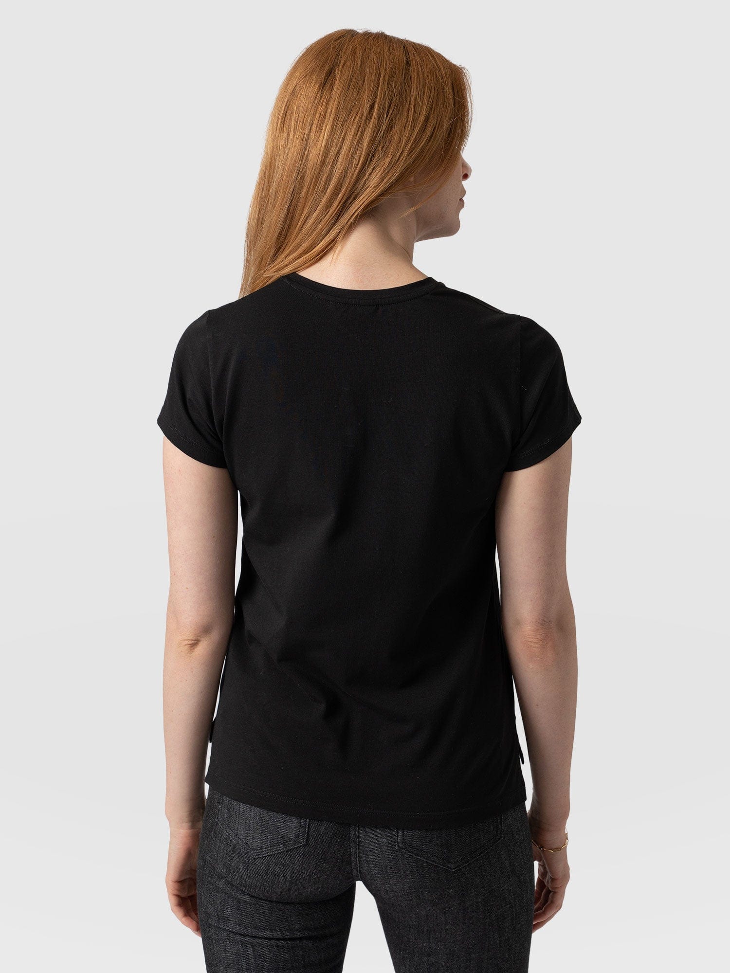 Easy Cotton Tee - Black - Image 6