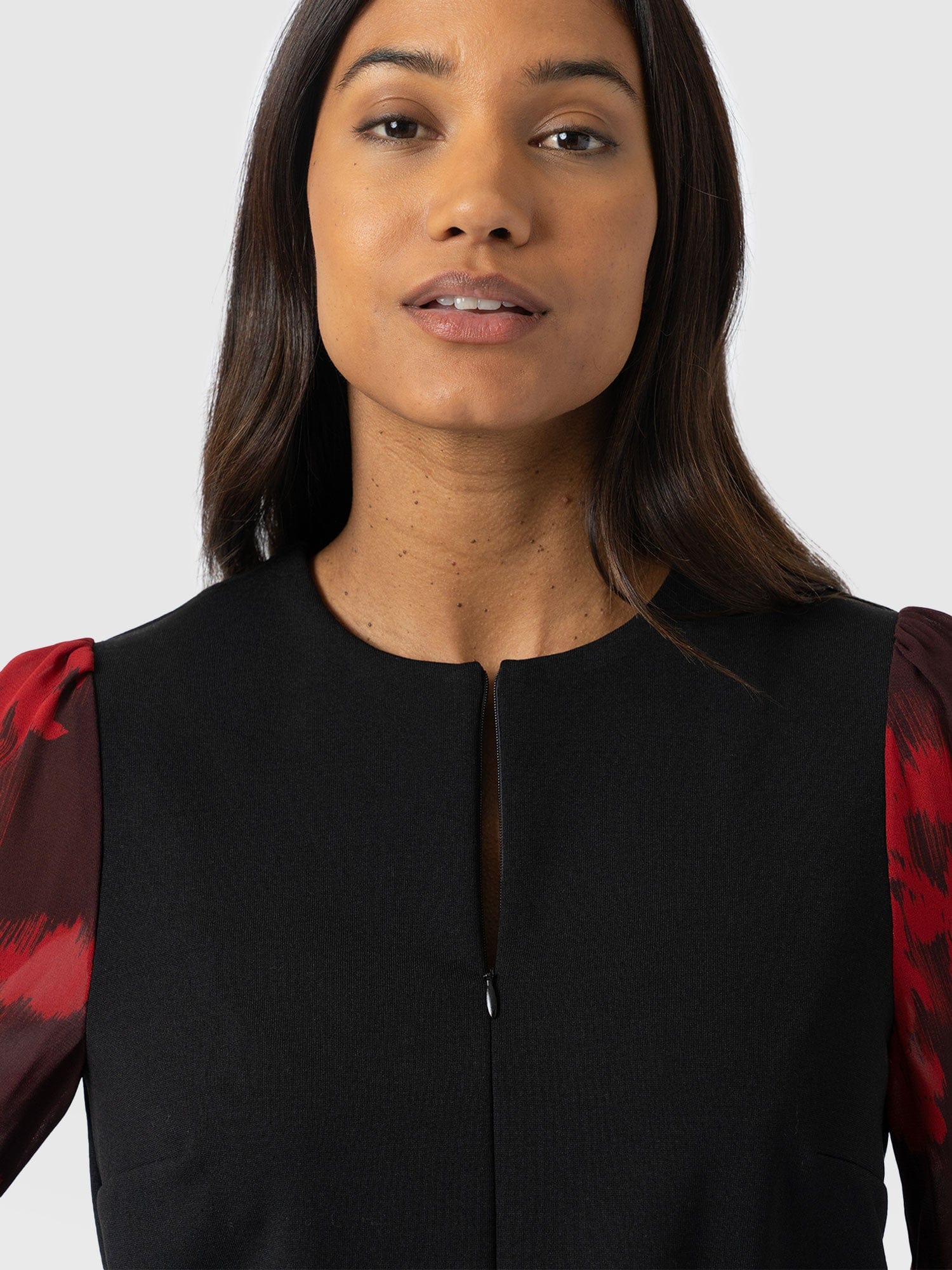 Esme Zip Up Top - Pink Fade Floral - Image 5